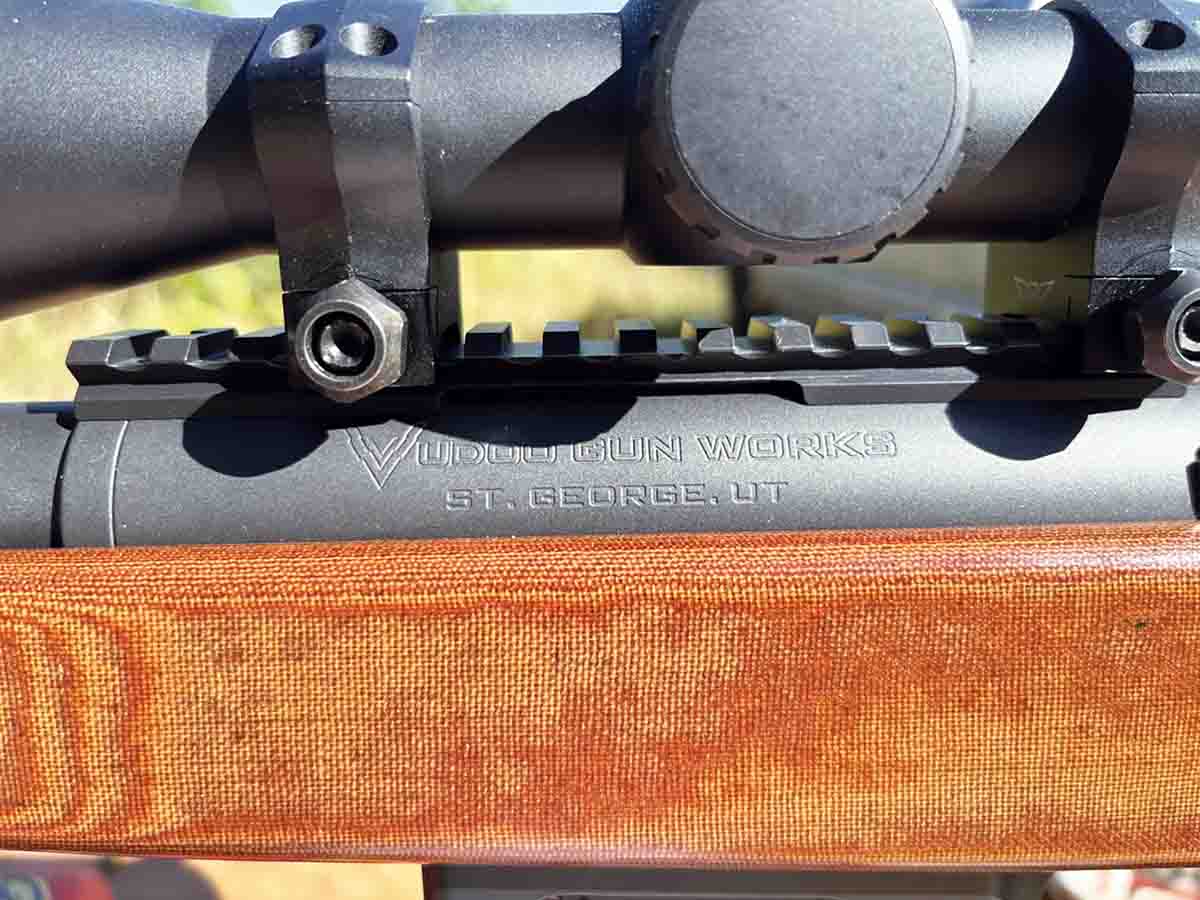 Unlike many target-grade .22 LR rifles, the Vudoo Gun Works Three 60 was designed and built from the ground up, specifically to handle .22 LR ammunition, more specifically Lapua rounds.